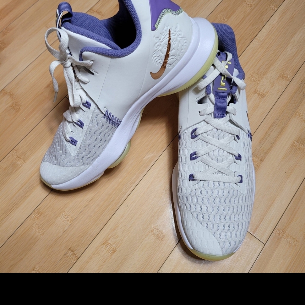 LeBron Witness 5 Shoes Men's Size 11 White